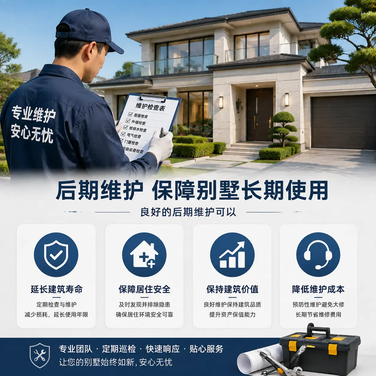 别墅建造公司推荐： 汇川 施工质量的关键要素