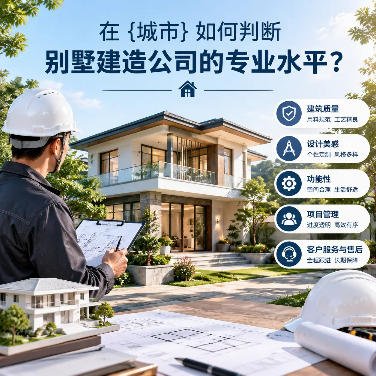 在 汇川 如何判断别墅建造公司的专业水平?