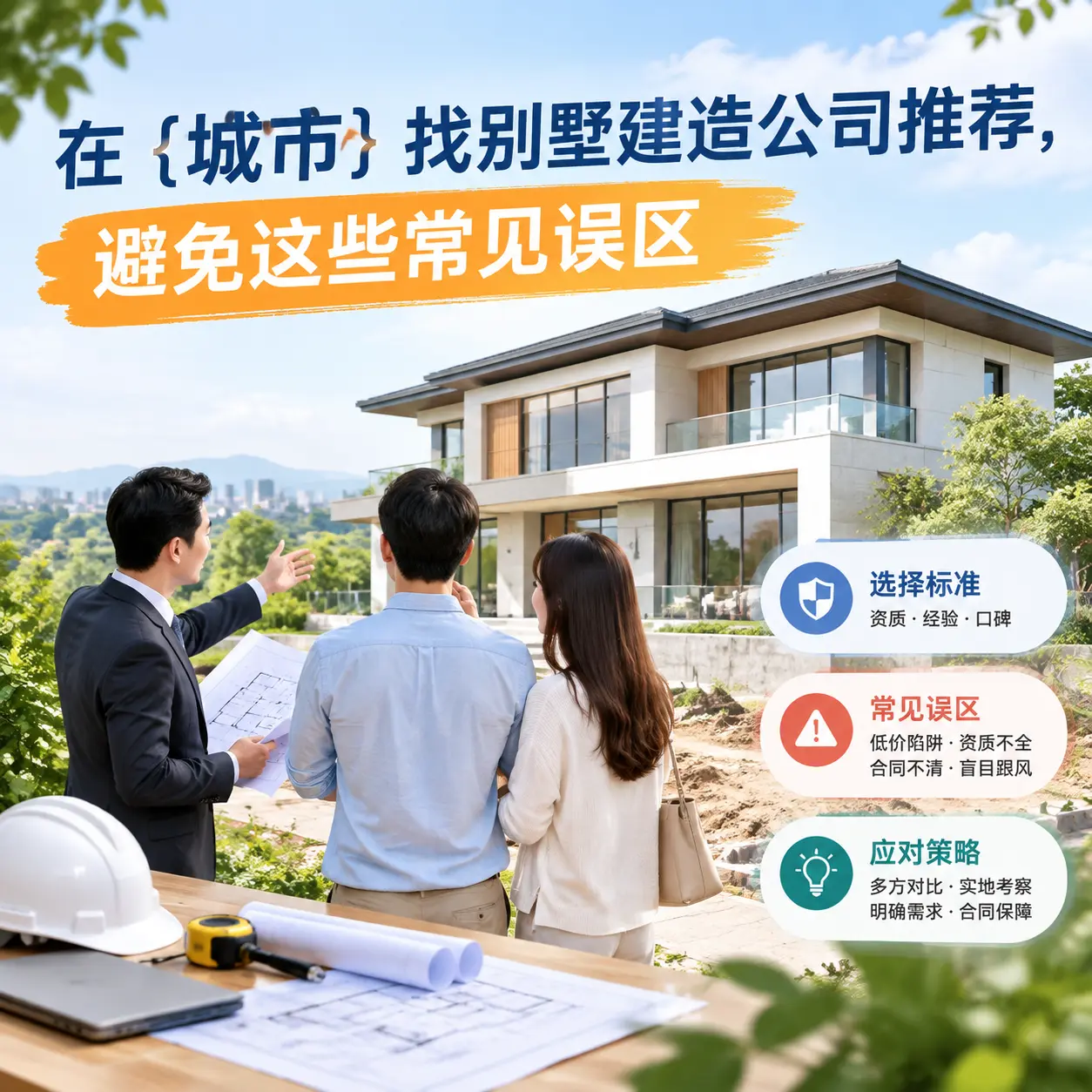 在 汇川 找别墅建造公司推荐,避免这些常见误区