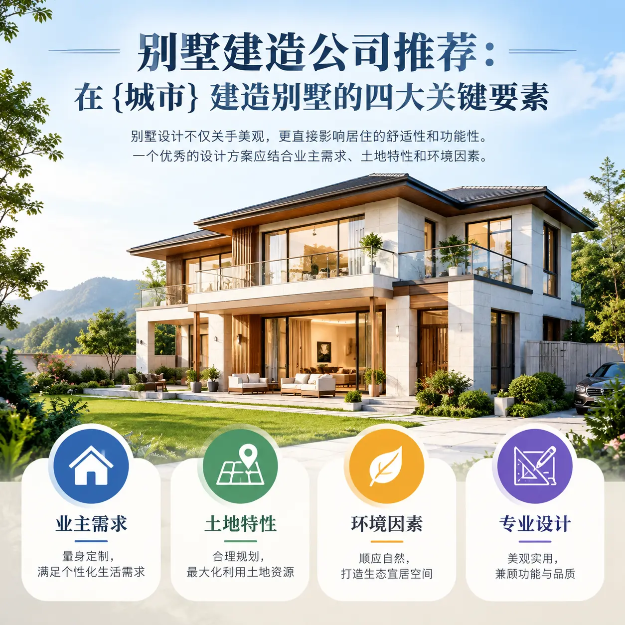 别墅建造公司推荐：在 汇川 建造别墅的四大关键要素