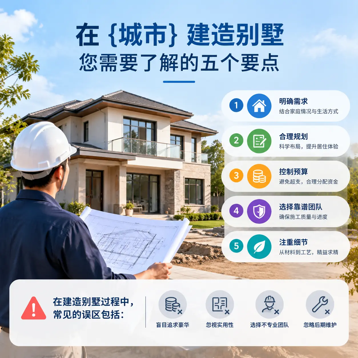 在 汇川 建造别墅，您需要了解的五个要点