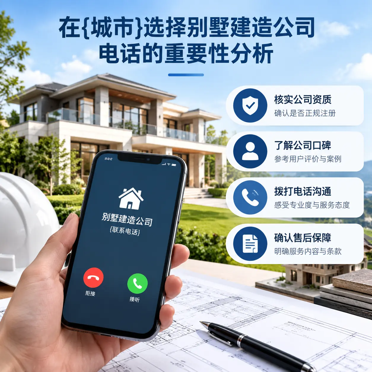在汇川选择别墅建造公司电话的重要性分析