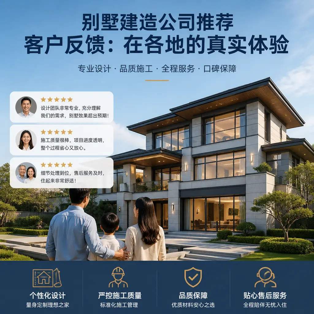 别墅建造公司推荐的客户反馈:在 汇川 的真实体验