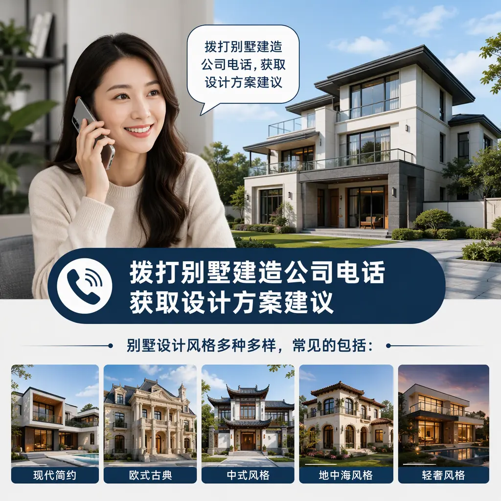拨打汇川别墅建造公司电话，获取设计方案建议