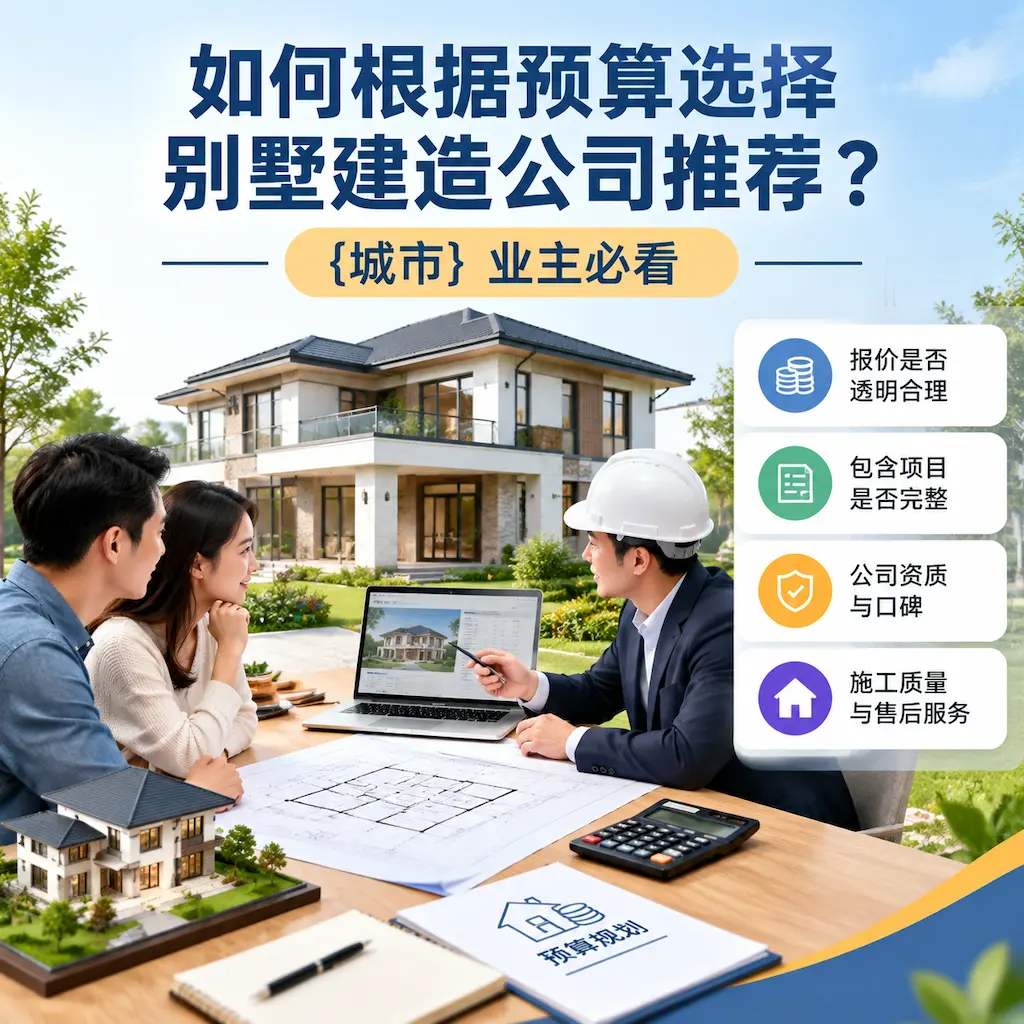 如何根据预算选择别墅建造公司推荐? 汇川 业主必看